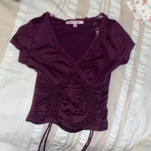 Dark purple top